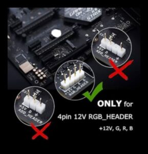 כותרות RGB של לוח אם: חיבור ושליטה בתאורה שלך