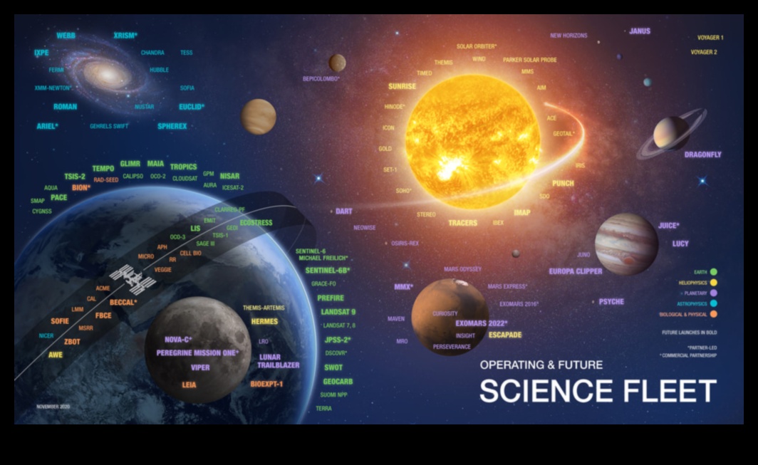 צי קוסמי: מדריך מקיף לחלליות מגוונות